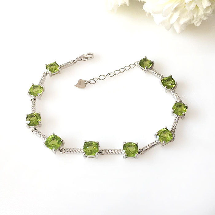 Lucent Peridot Bracelet