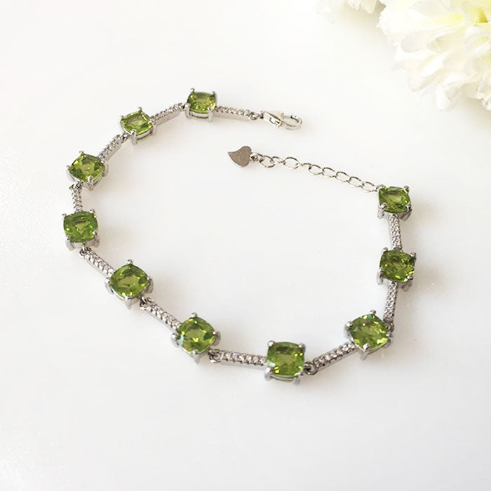 Lucent Peridot Bracelet