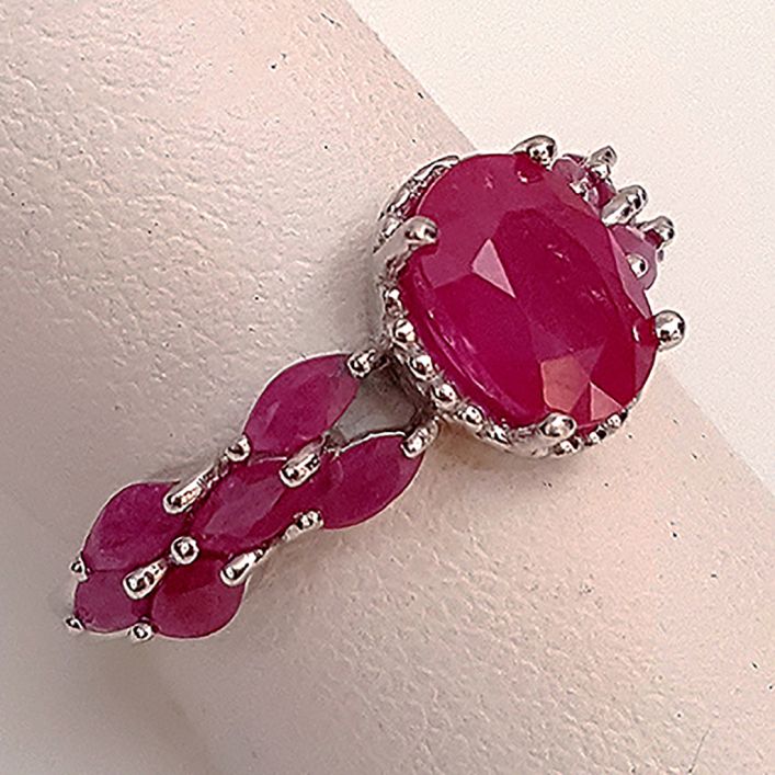 Blooming Ruby Ring