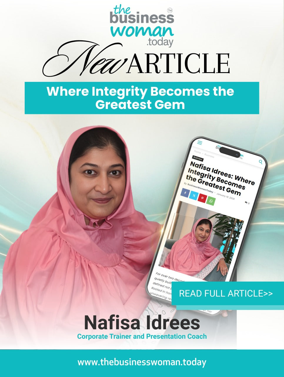 Where Integrity Becomes the Greatest Gem By Business Woman Today -January 16, 2026