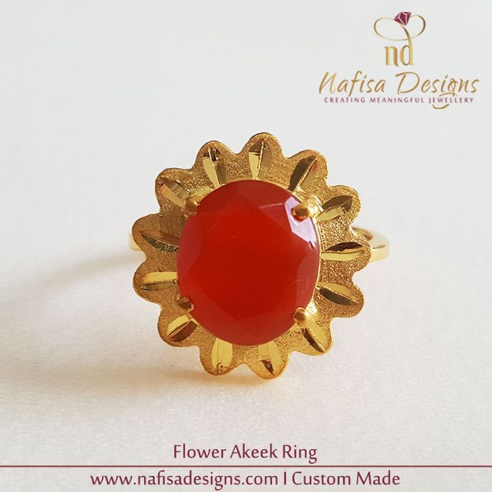 Flower Akeek Ring
