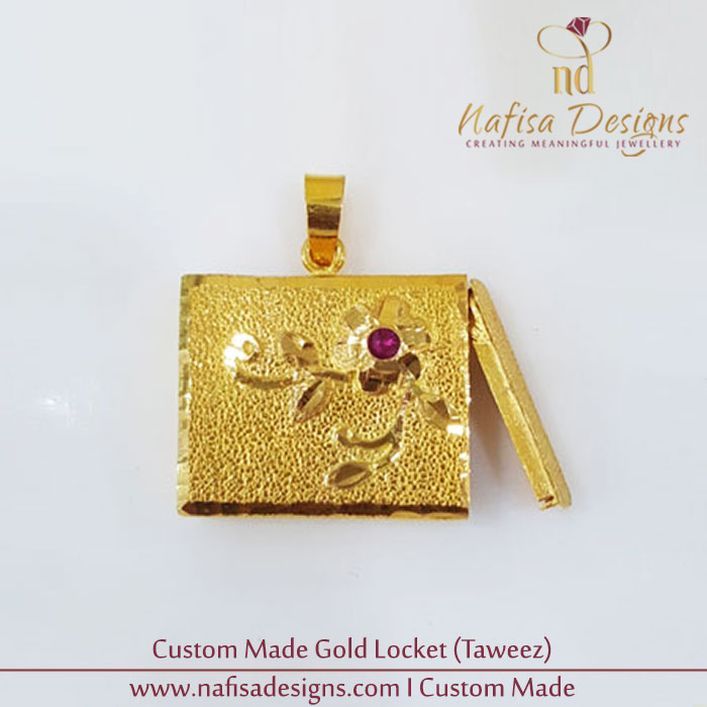 Custom Made Gold Locket (Taweez)