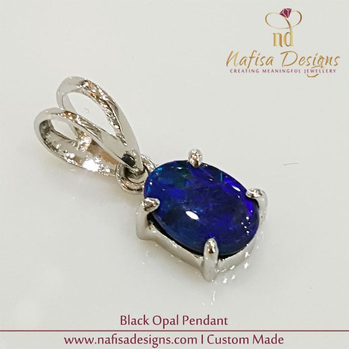 Black Opal Pendant