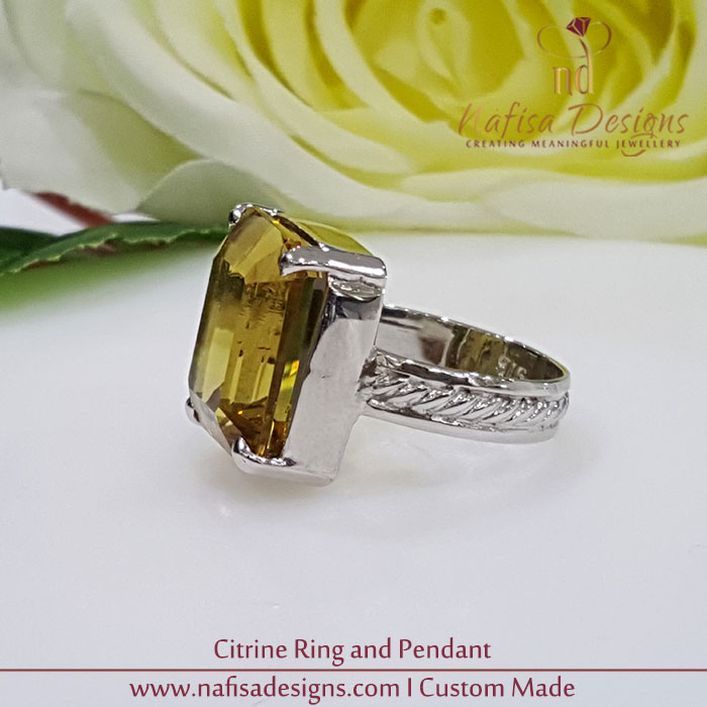 Citrine Ring and Pendant