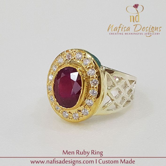 Men Ruby Ring