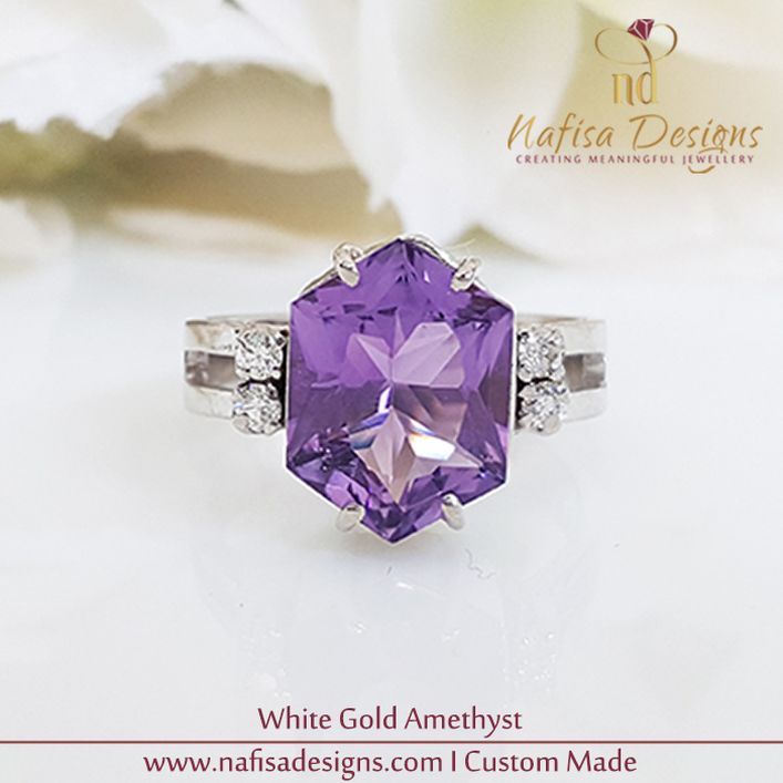 White Gold Amethyst