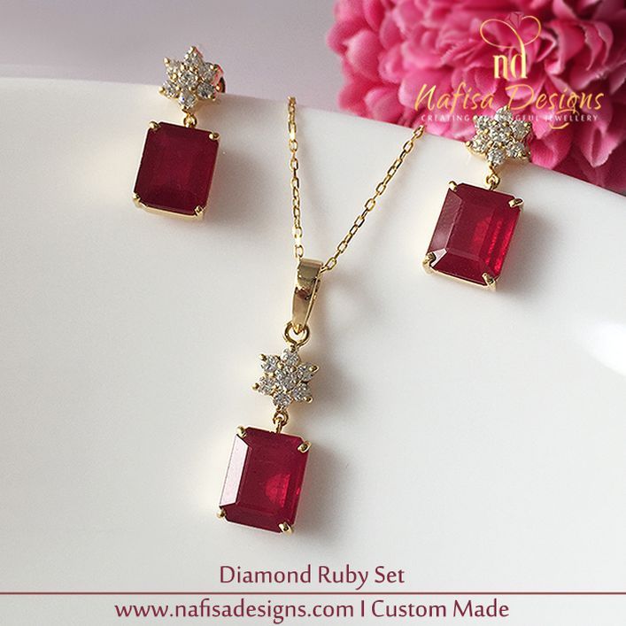 Diamond Ruby Set