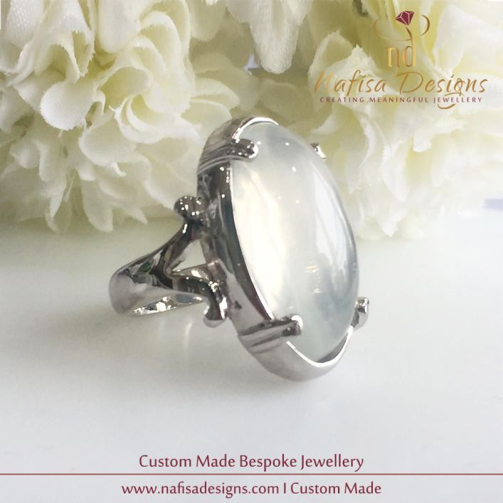 Custom Made Moonstone Ring