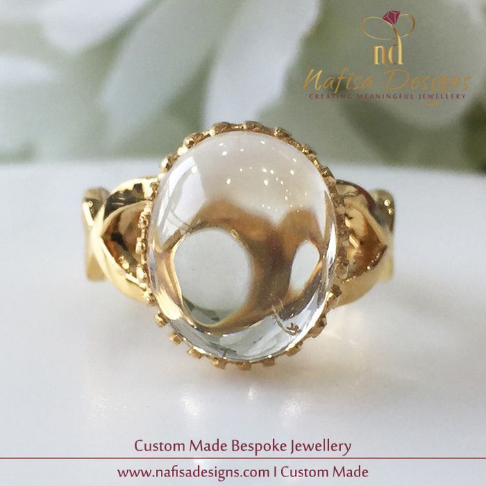 Moonstone & Amber Rings
