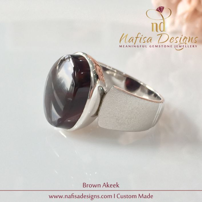 Brown Akeek Ring