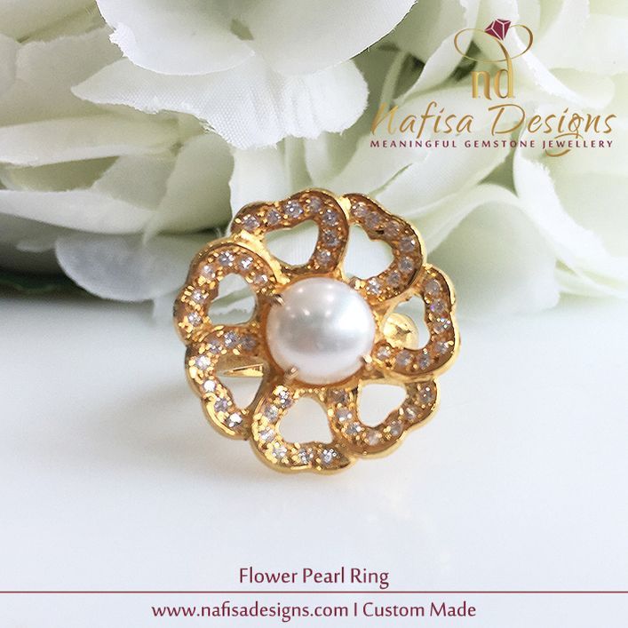 Flower Pearl Ring
