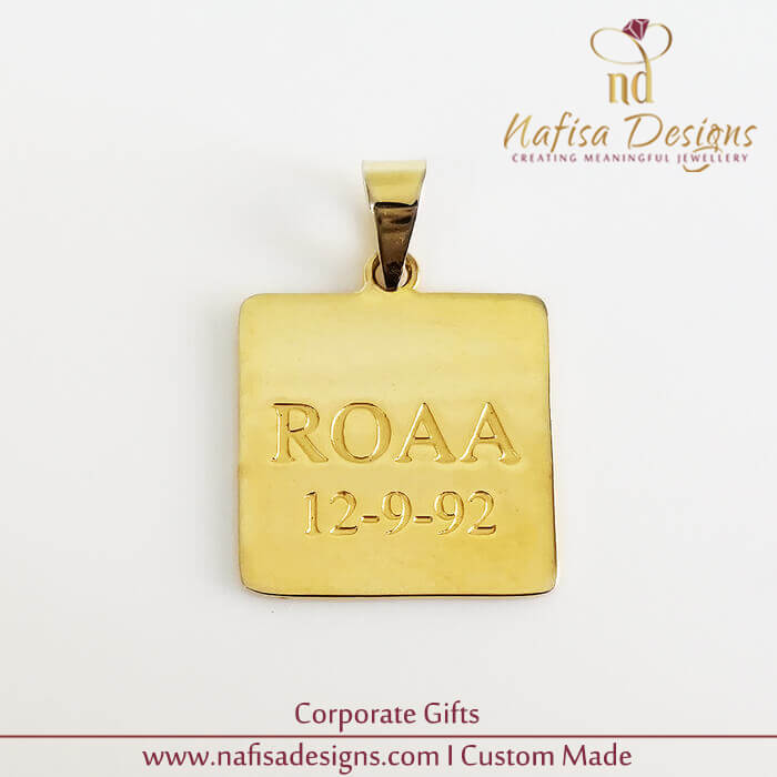 Corporate Gold Pendant 