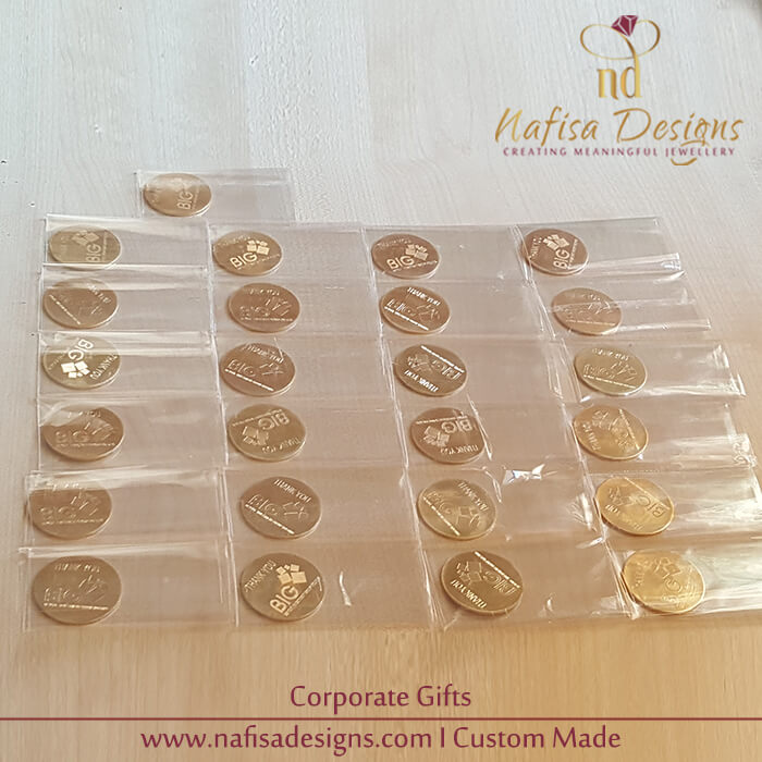 Corporate Initial Gold Coins