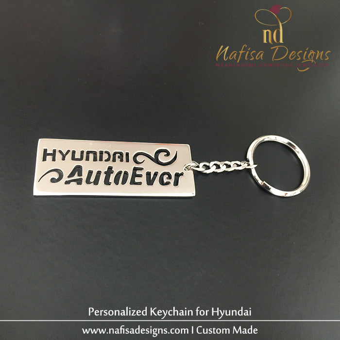 Personalized Keychain For Hyundai