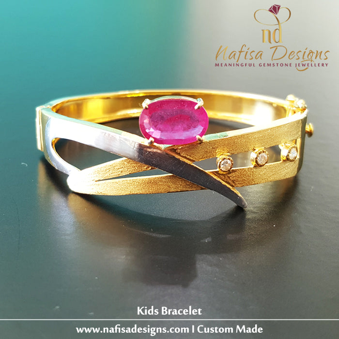Kids Ruby Bracelet & Ring
