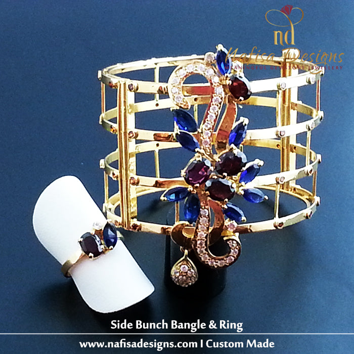Side Bunch Bangle & Ring