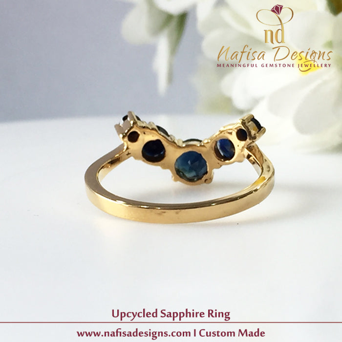 Upcycled Sapphire Ring
