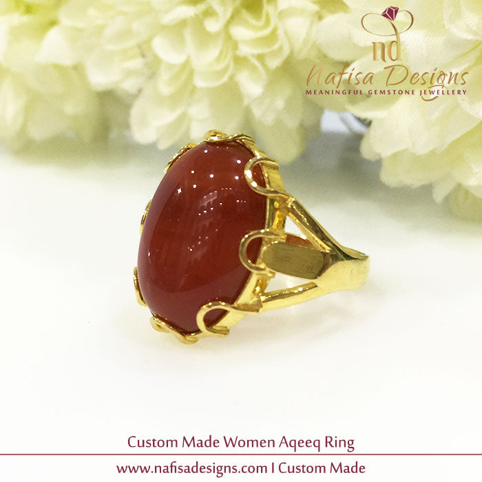 Custom Made Women Akeek Ring 