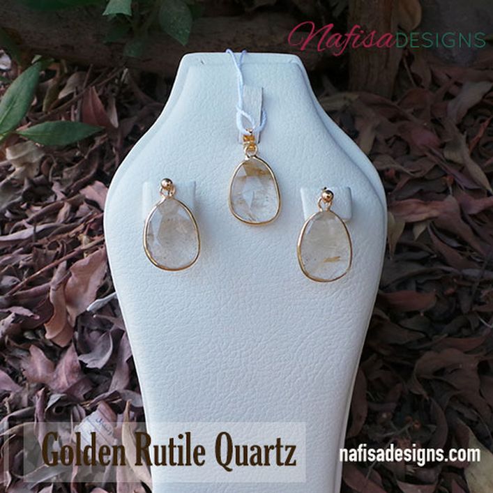 Golden Rutile Quartz Set