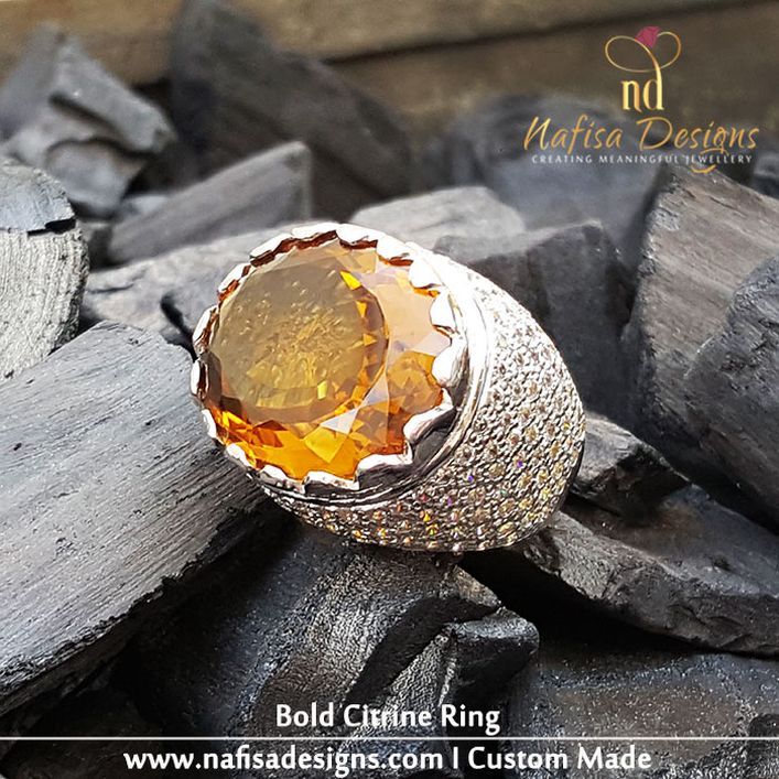 Bold Citrine Ring