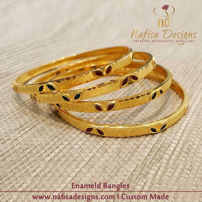Enameled Bangles