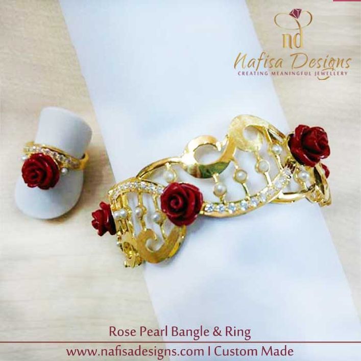 Rose Bangle & Ring