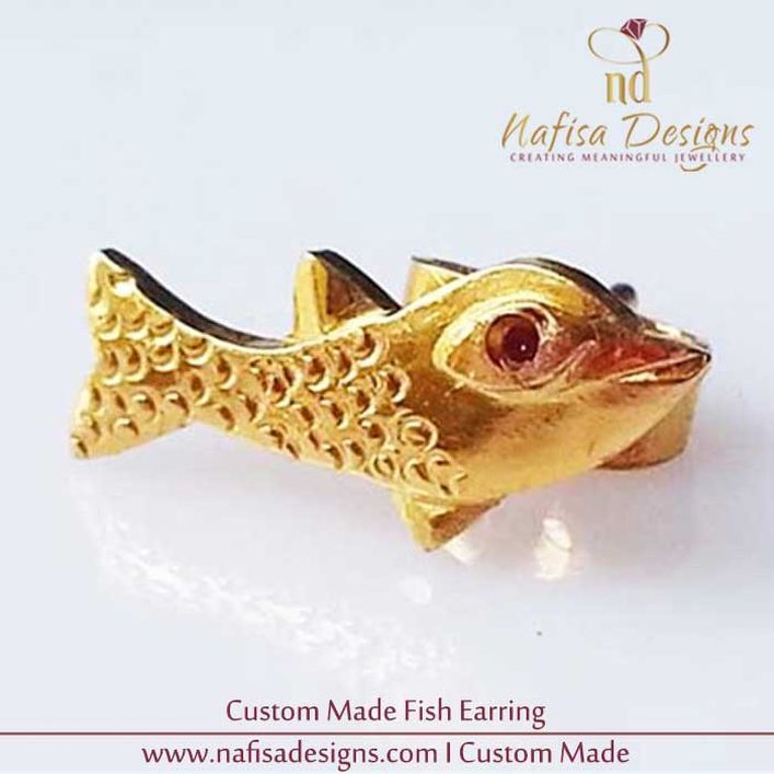 Custom Made Fish Earrings