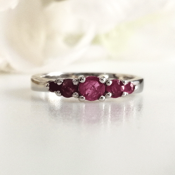  Petite Ruby Ring