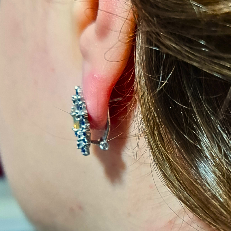 Sapphire Opal Earrings Party Wear Luxury brand in Jewellery top 10 original authentic real pure Gemstone U.K. UK