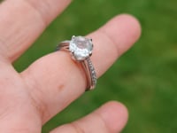 A Round Green Amethyst ring in 925 silver is readily available at Nafisa Designs. UK Manchester