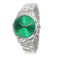 Henley Ladies Sunray Green Dial & Silver Bracelet Watch H07329.11