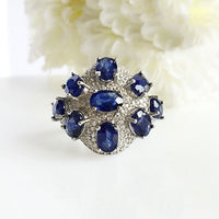 Posh Blue Sapphire Ring