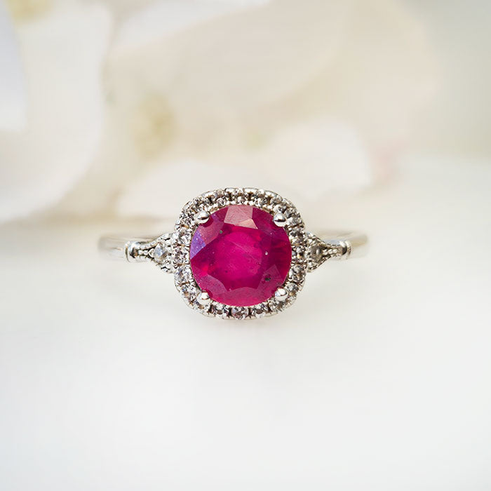 Royal Blush Ruby Ring