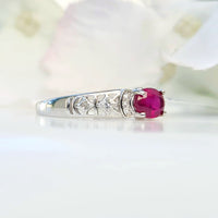 Heritage-Inspired Design - Ruby Filigree Masterpiece