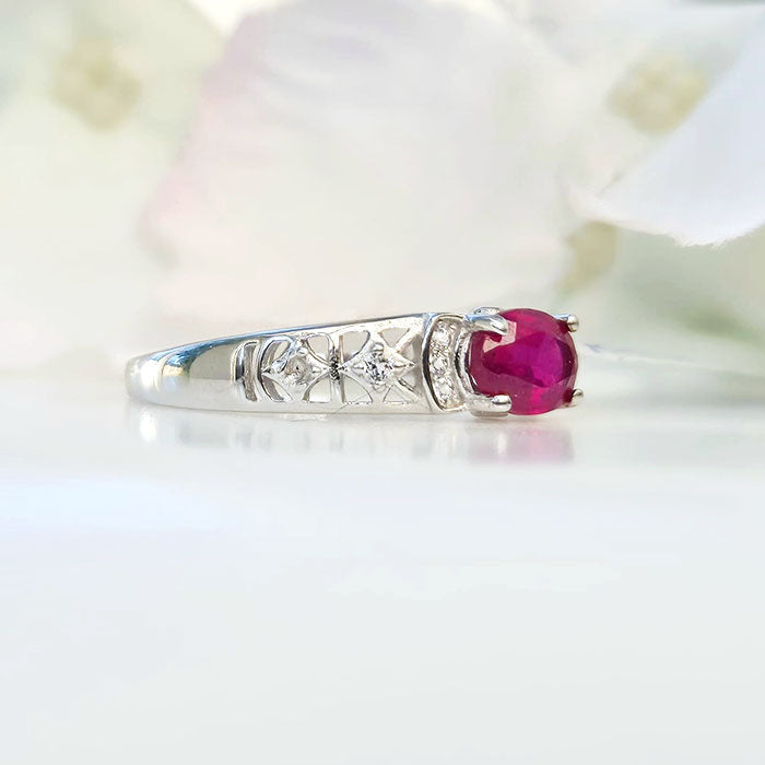 Heritage-Inspired Design - Ruby Filigree Masterpiece