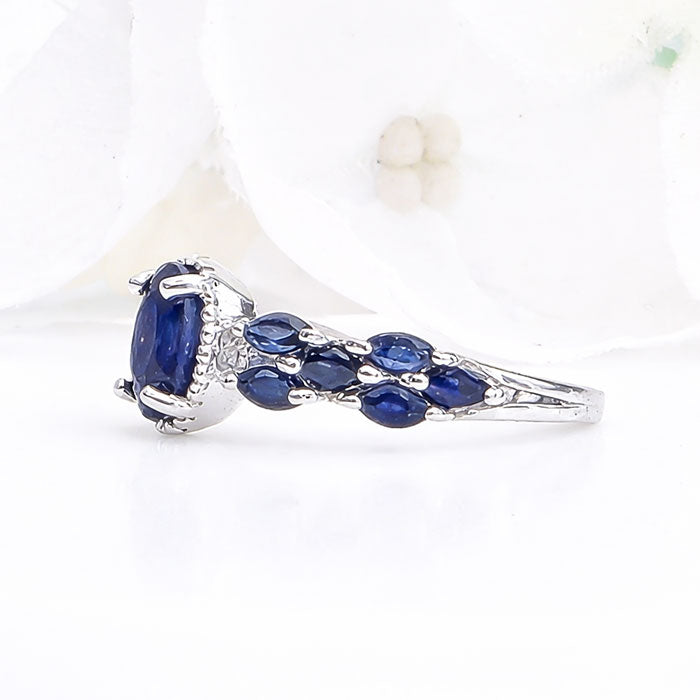 Royal Marquise Sapphire Statement Ring