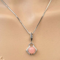 Feminine Charm Rhodochrosite Necklace, Ring & Earrings Set