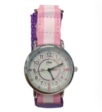 Relda Time Teacher Children's Analogue Velcro Strap Girl's Watch REL81 NEEDS BATTERY