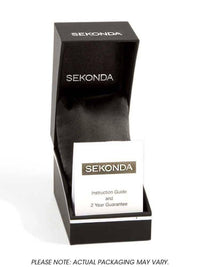 Sekonda Women's White Dial With Rosegold plated mesh strap Watch 40137