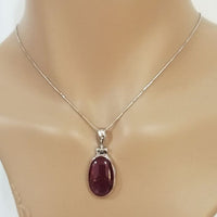 Chalcedony Oval Pendant