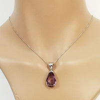 Pear Amethyst Pendant (5.70 gms)