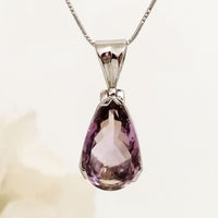 Pear Amethyst Pendant (5.70 gms)