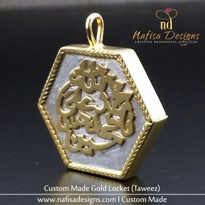 Custom Made Gold Locket (Taweez)