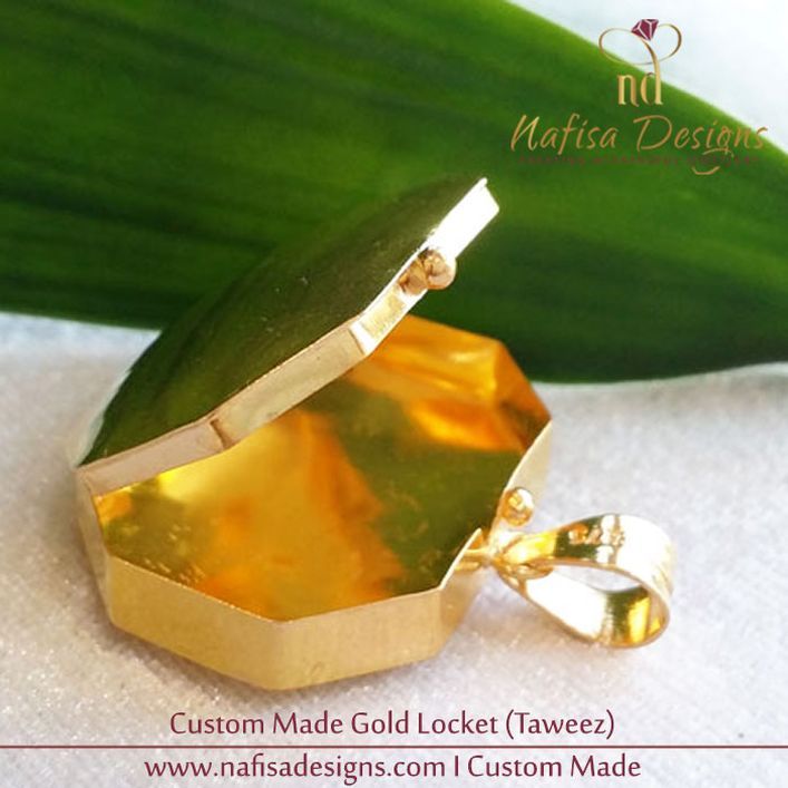Custom Made Gold Locket (Taweez)