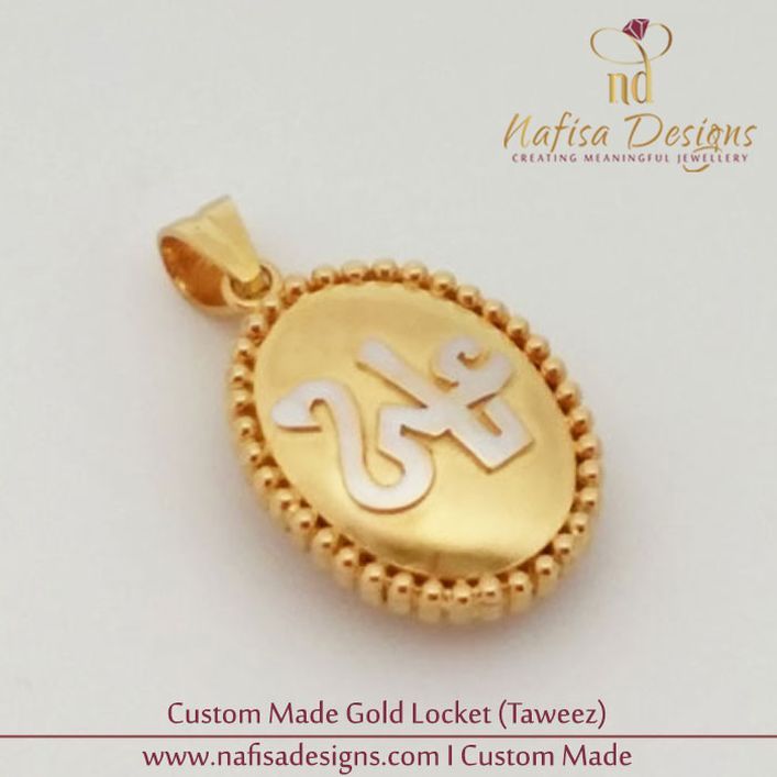 Custom Made Gold Locket (Taweez)