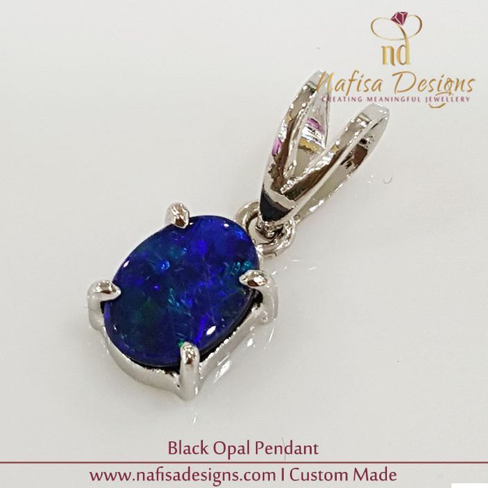 Black Opal Pendant