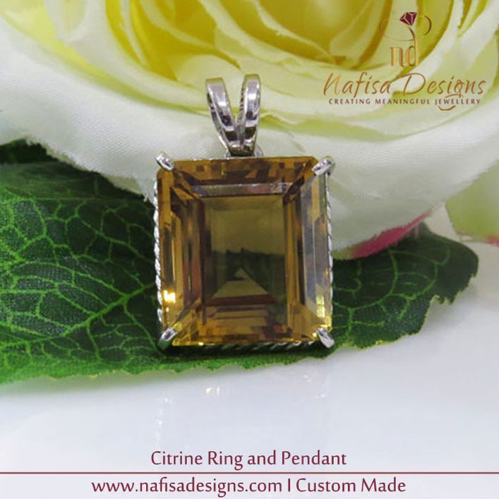 Citrine Ring and Pendant