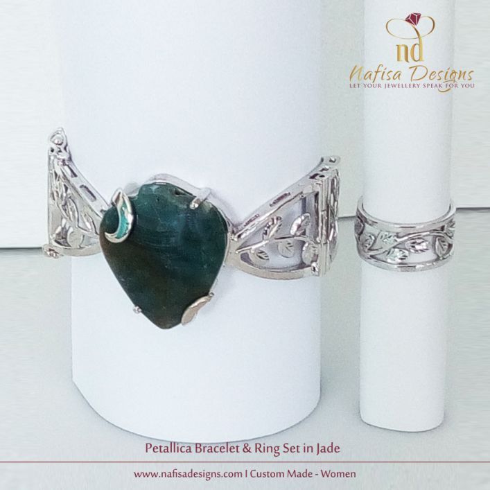 Jade Petallica Bracelet Set