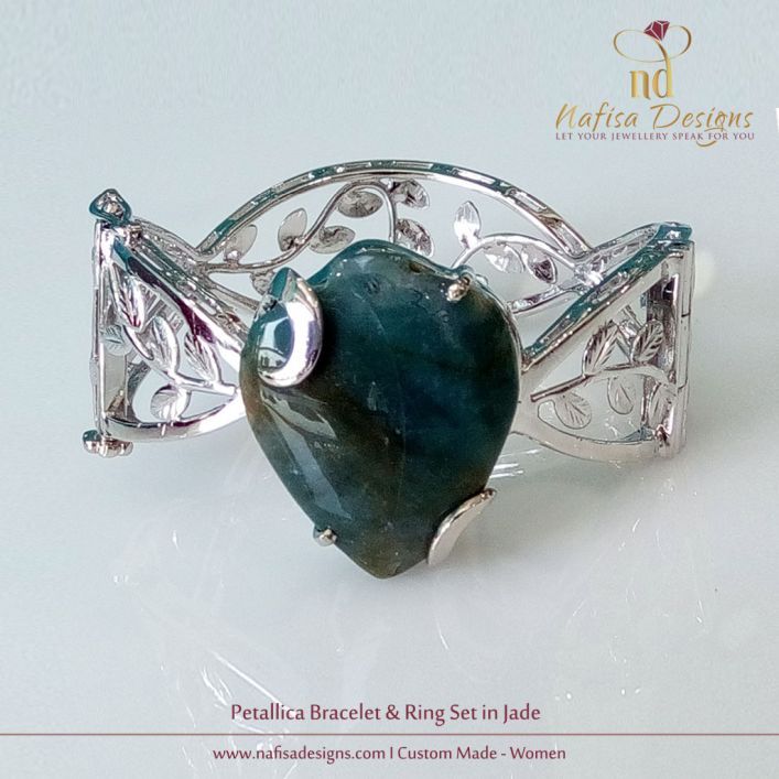 Jade Petallica Bracelet Set