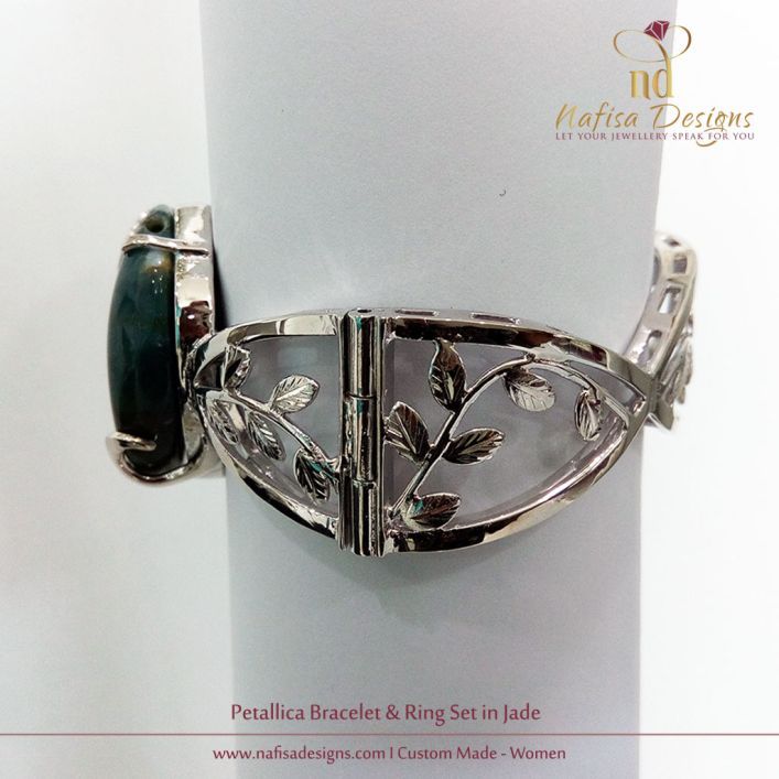 Jade Petallica Bracelet Set